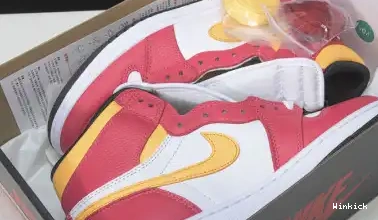 555088-603 RETRO 1 JORDAN RED” “LIGHT FUSION OG HIGH AIR 0504